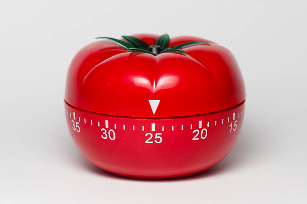 The Pomodoro technique is often associated with the tomato timer as its a study method for timing and Pomodoro is tomato in Italian!